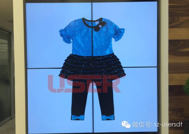 優(yōu)色專(zhuān)顯高清液晶拼接屏進(jìn)軍服裝業(yè)！